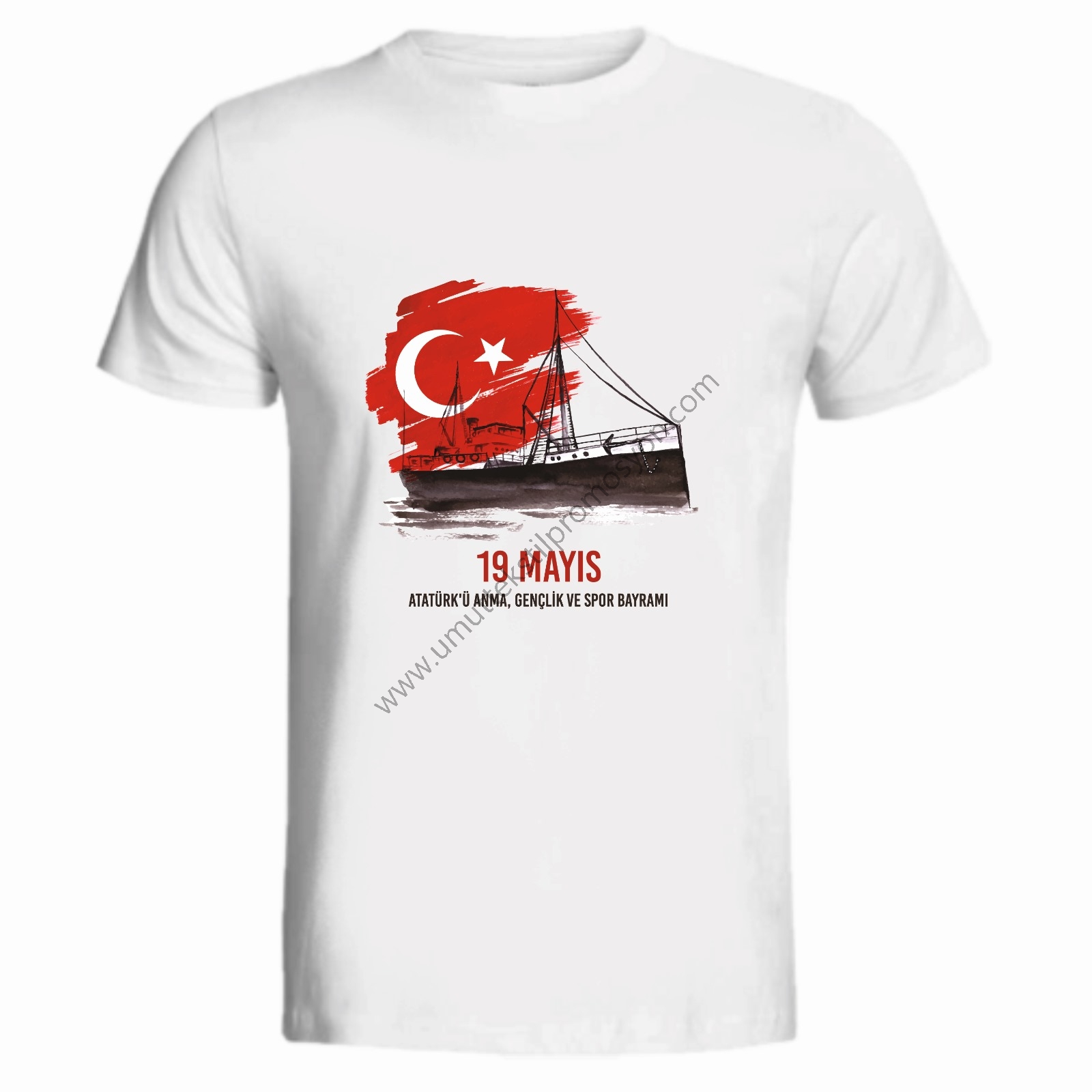 19 Mayıs Baskılı Tişört Afyankarahisar