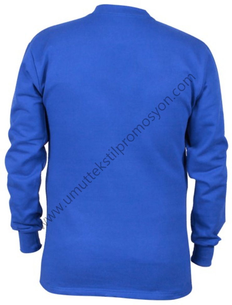 Promosyon Sweatshirt Saks Mavi