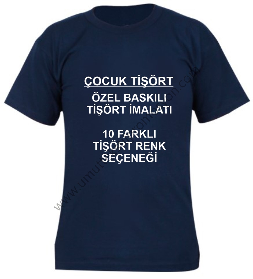 Lacivert Çocuk Tişört