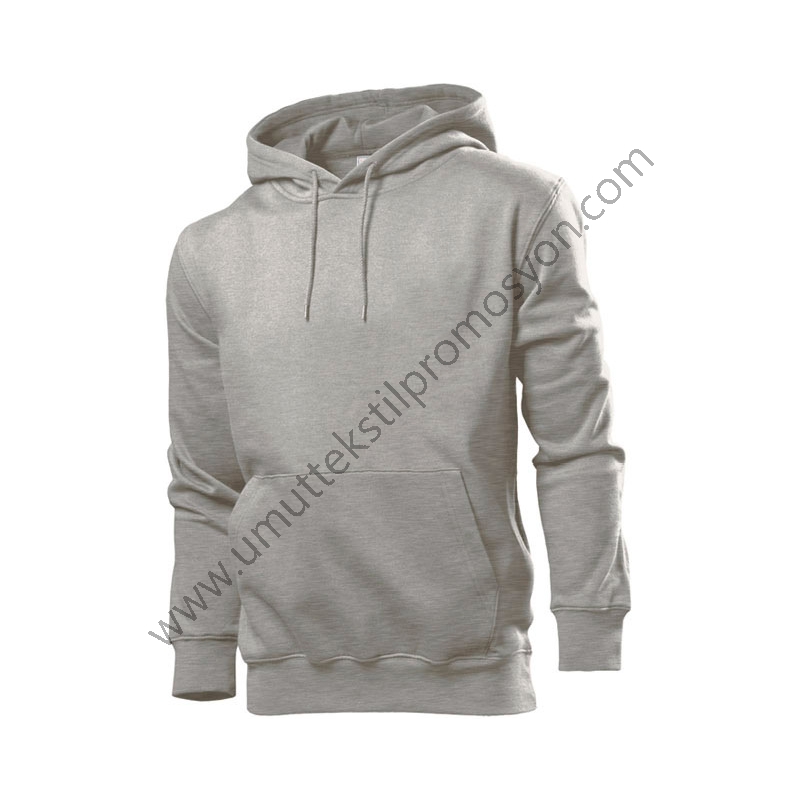 Kapüşonlu Sweatshirt Gri