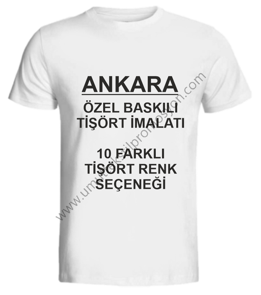 Ankara Baskılı Tişört
