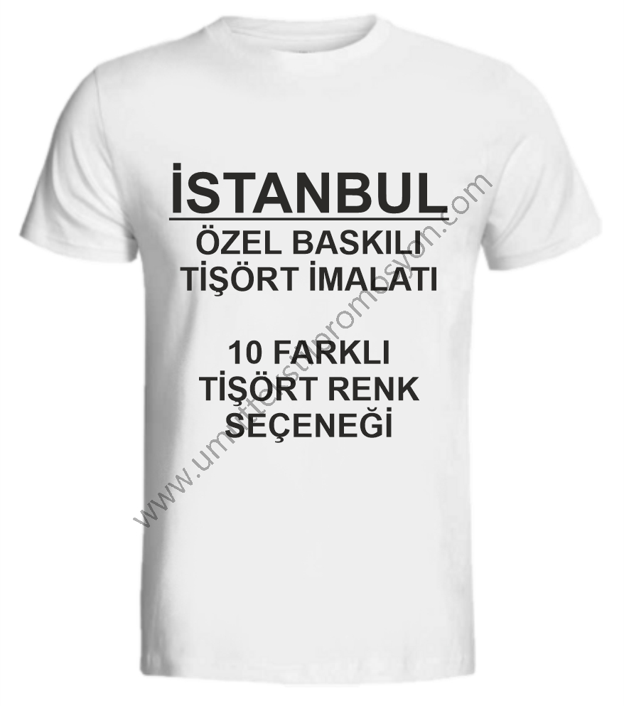İstanbul Baskılı Tişört
