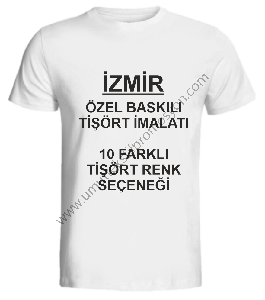 İzmir Baskılı Tişört