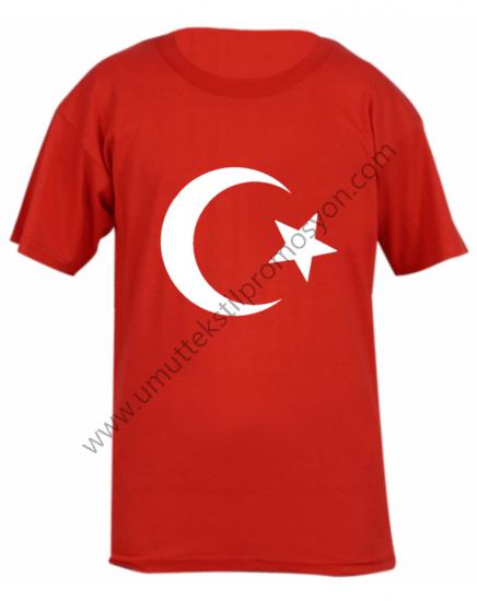 İzmir Ay Yıldız Baskılı Tişört