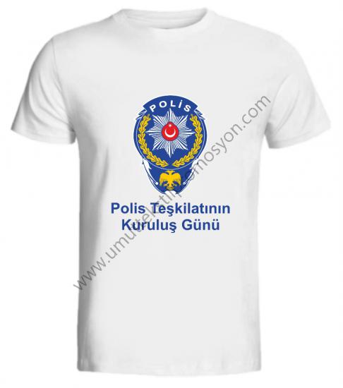 Polis Baskılı Tişört