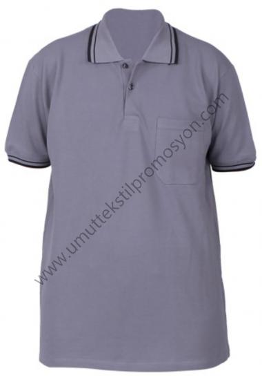 Promosyon Polo Yaka Ribanalı Tişört