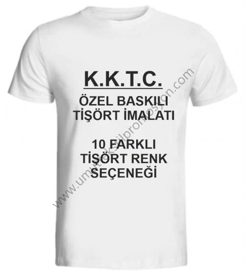 Promosyon Kuzey Kıbrıs Türk Cumhuriyeti Baskılı Tişört